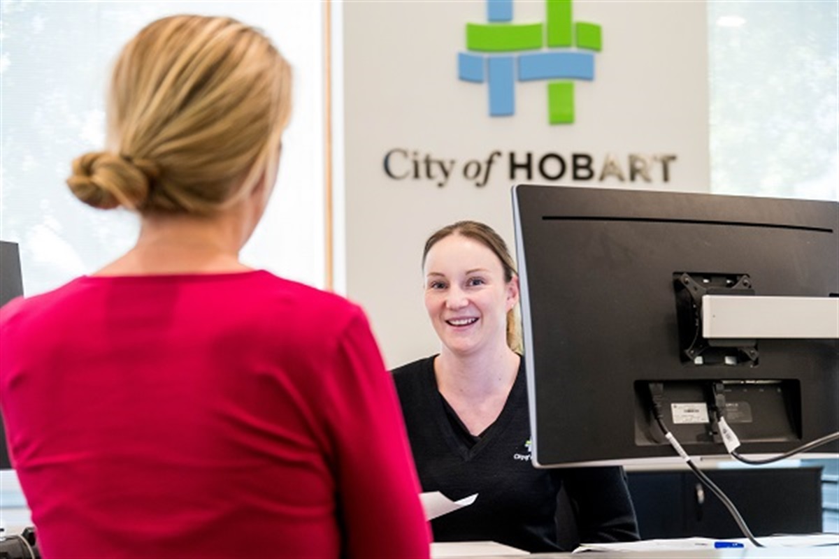 Customer Service Centre Reopens City Of Hobart Tasmania Australia