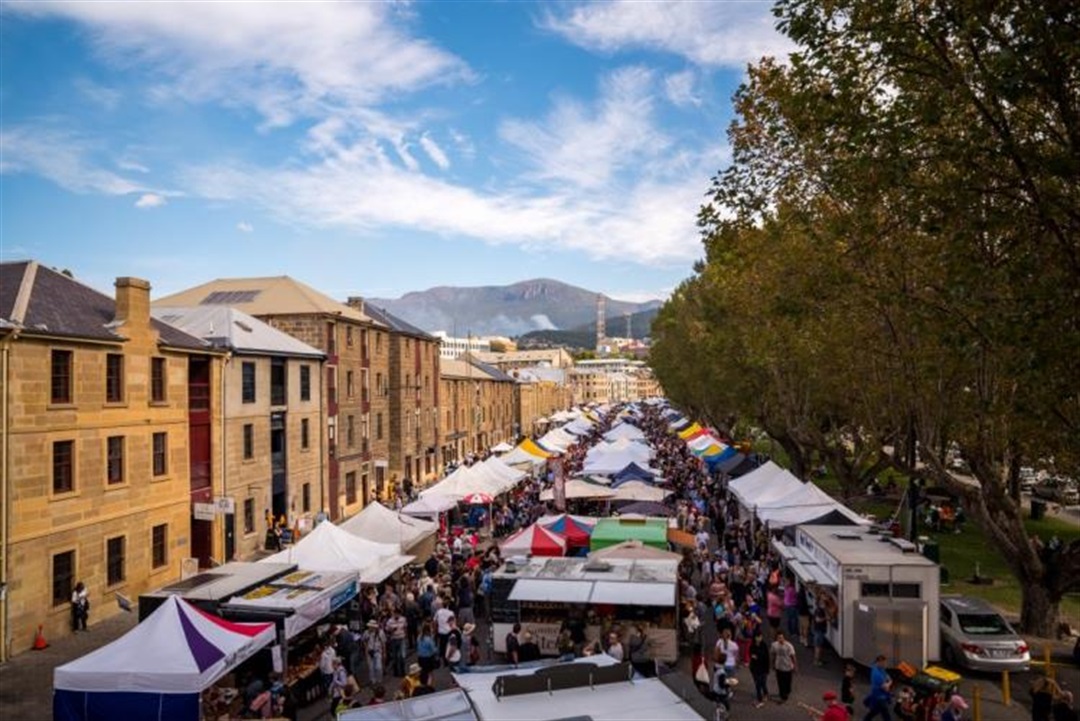 Salamanca Market - City of Hobart, Tasmania Australia