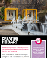 Creative Hobart e-news - Spring 2024 edition