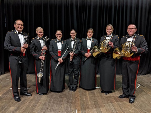 Australian Army Band - Front Row